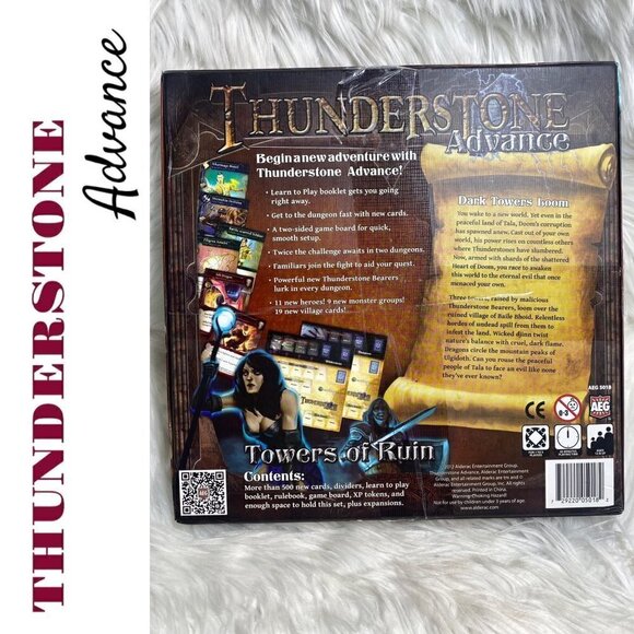 THUNDERSTONE ADVANCE TOWERS OF RUIN MIKE ELLIOTT AEG 2012 Deck Building Game - Picture 2 of 10